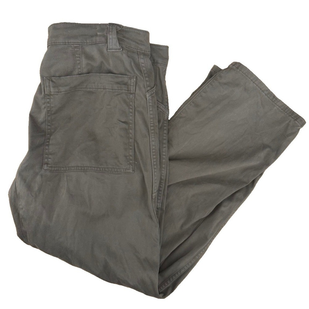 Madewell Darted Barrel Leg Utility Pants Womens 30 30x26 Olive Green NV176